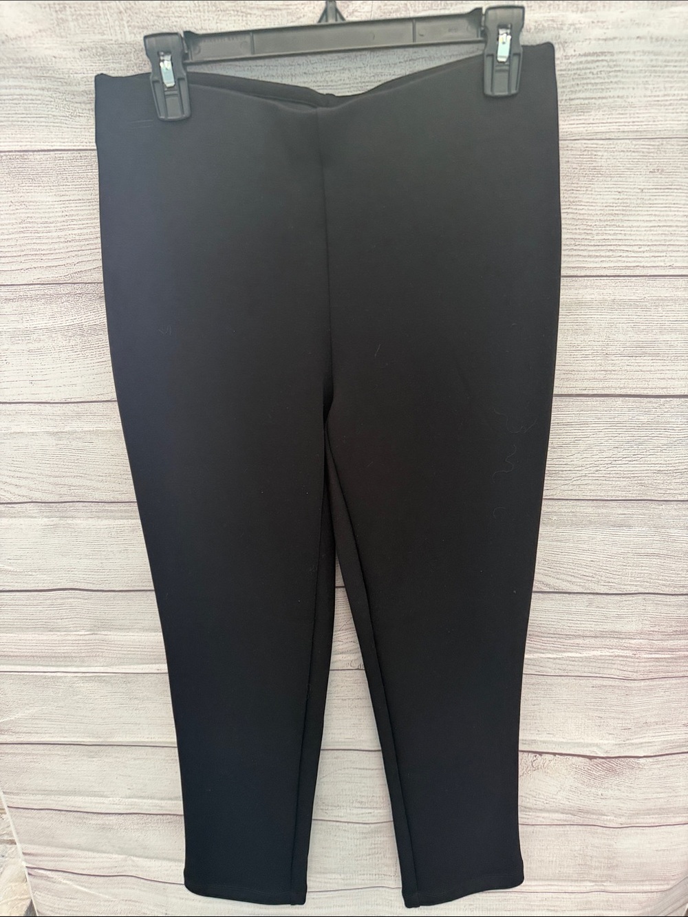 Chico's Black Ankle Ponte Zenergy Skinny Pants